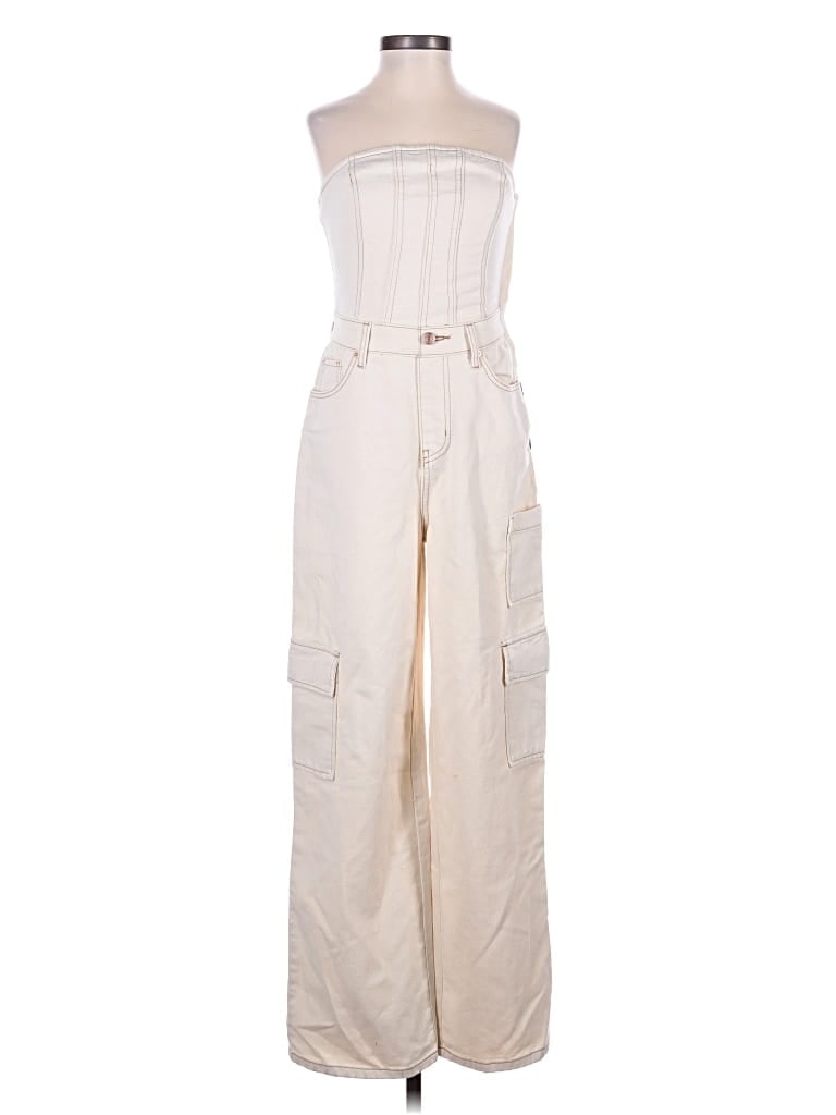 Pre-owned Wild Fable Jumpsuit In White