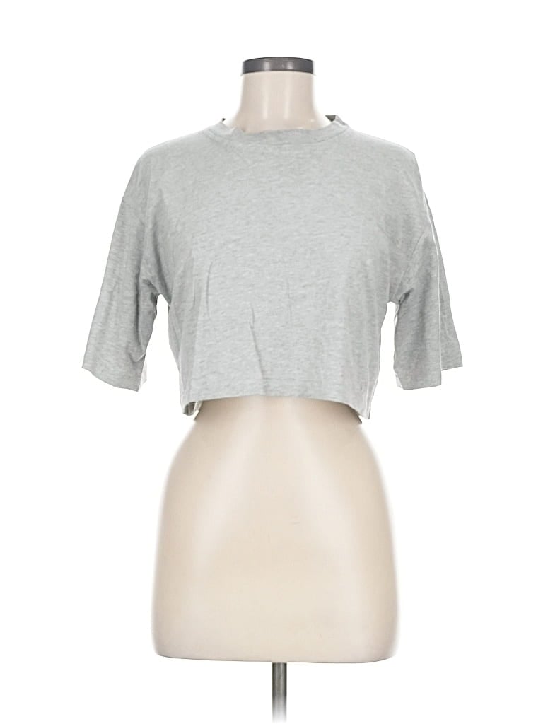 Pre-owned Loulou Studio Short Sleeve T-shirt In Gray