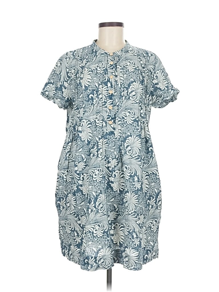 Pre-owned Faherty Casual Dress In Blue