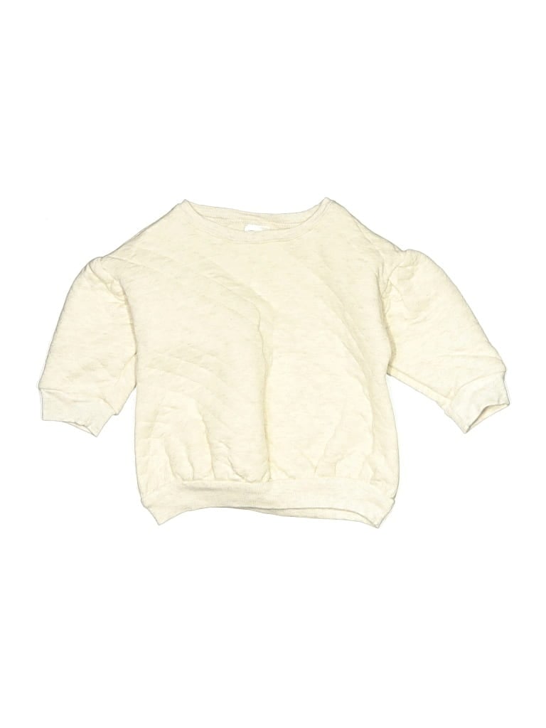 Pre-owned Just One You Made By Carter's Babies' Pullover Sweater In White