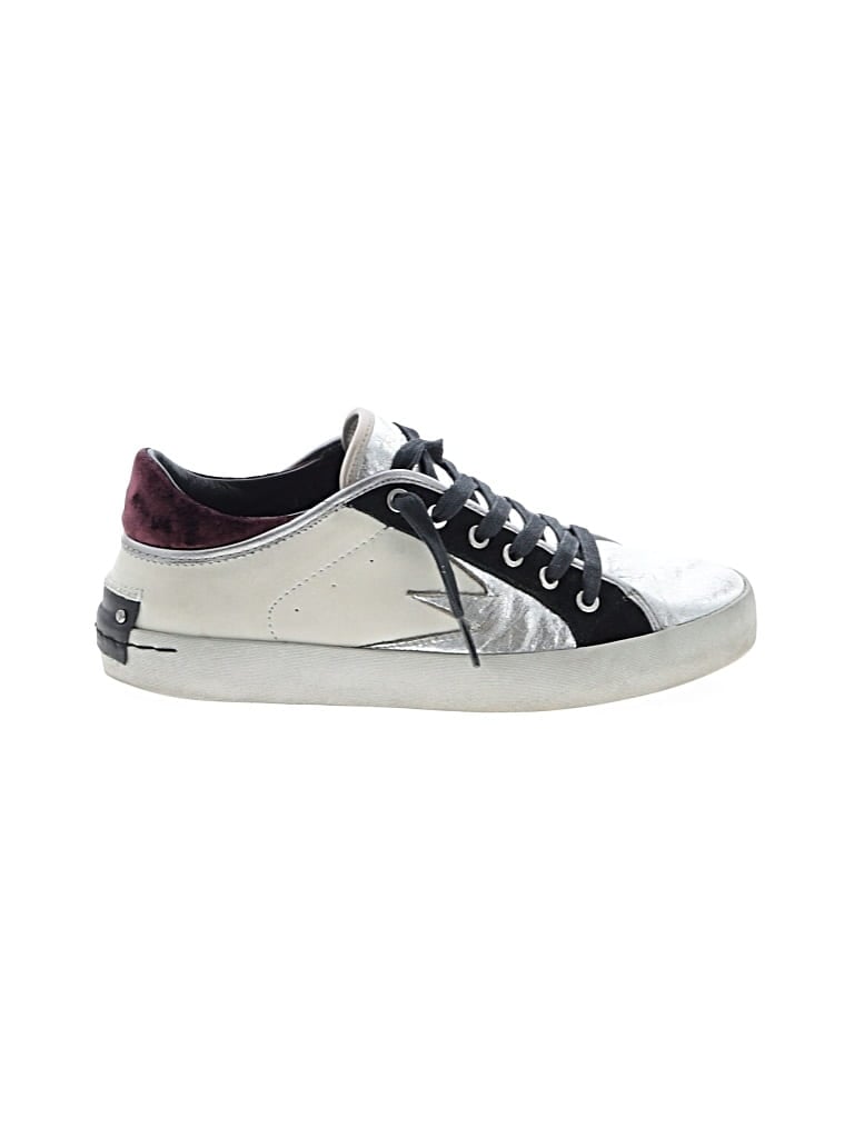 Pre-owned Crime London Sneakers In Silver