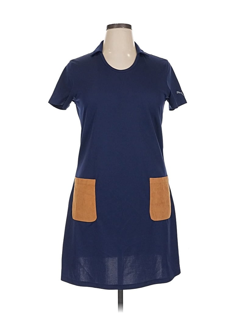 Pre-owned Puma Casual Dress In Blue