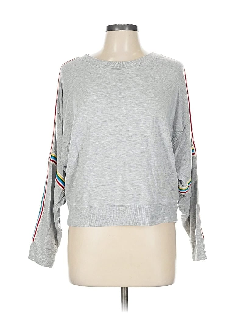 Pre-owned Express One Eleven Sweatshirt In Gray