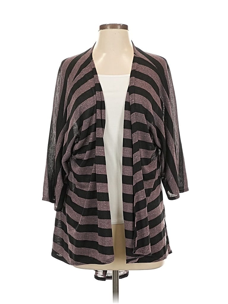 Pre-owned Lularoe Cardigan Sweater In Gray