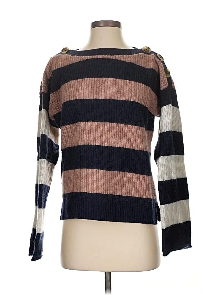 Pre-owned Madewell Wool Pullover Sweater In Brown