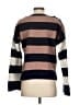 Madewell Stripes Brown Wool Pullover Sweater Size S - photo 2