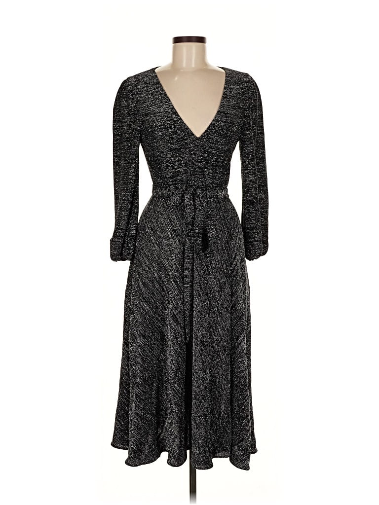 Pre-owned Alice And Olivia Alice + Olivia Cocktail Dress In Gray