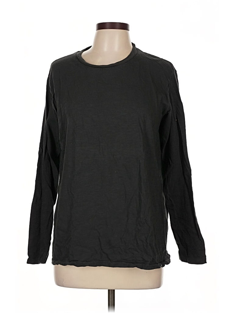 Pre-owned Velva Sheen Long Sleeve T-shirt In Black