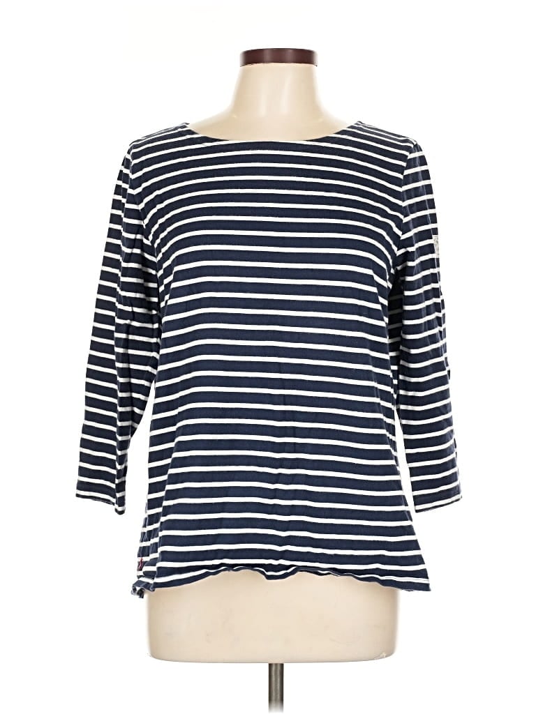 Pre-owned Joules 3/4 Sleeve T-shirt In Blue