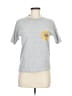 Assorted Brands Floral Gray Short Sleeve T-Shirt Size M (estimated) - photo 1