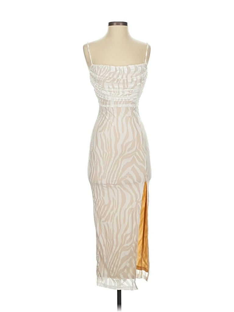 Pre-owned Unbranded Cocktail Dress In Brown