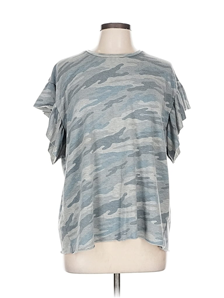 Pre-owned Elan Short Sleeve T-shirt In Gray