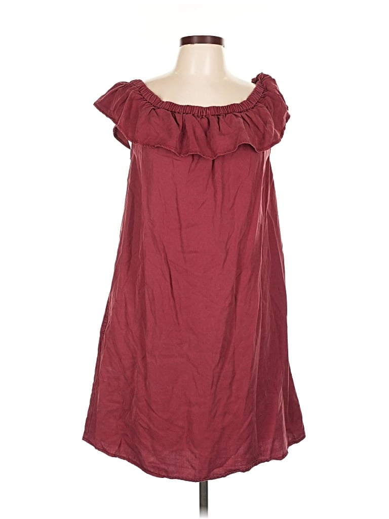 Pre-owned Velvet Heart Casual Dress In Burgundy