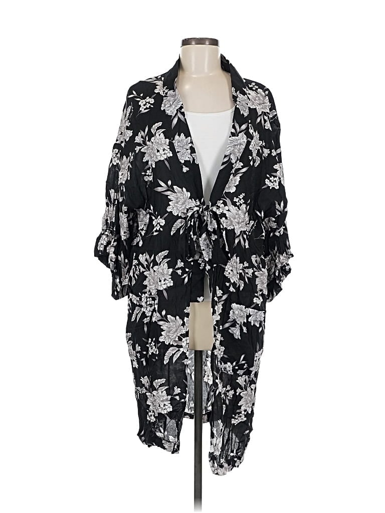 Pre-owned Spiritual Gangster Kimono In Black