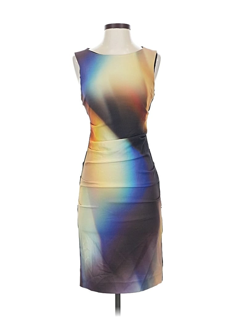 Pre-owned Nicole Miller Cocktail Dress In Blue