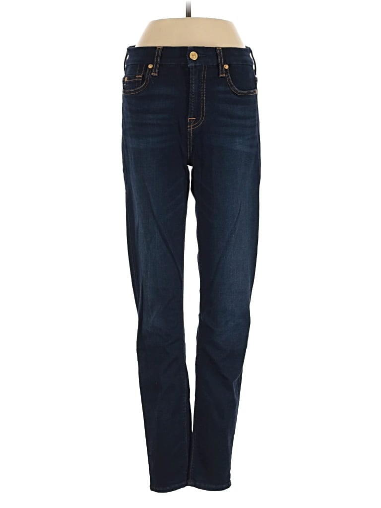 Pre-owned 7 For All Mankind Jeans In Blue