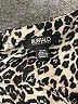 Buffalo by David Bitton 100% Polyester Animal Print Ivory Short Sleeve Blouse Size M - photo 7