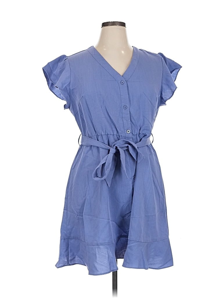 Pre-owned Grace Karin Casual Dress In Blue