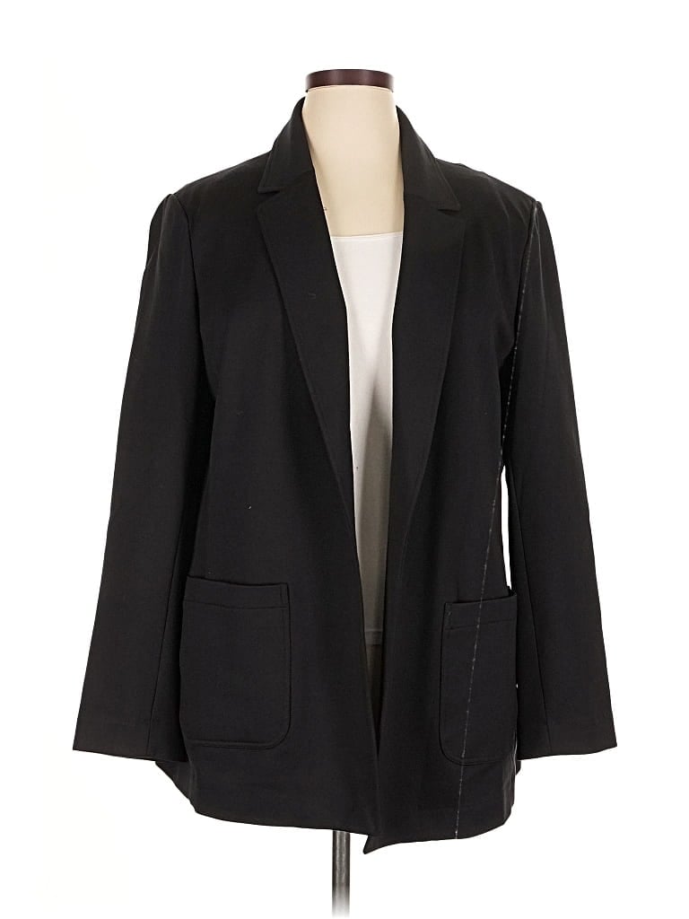 Pre-owned Anne Klein Blazer Jacket In Black