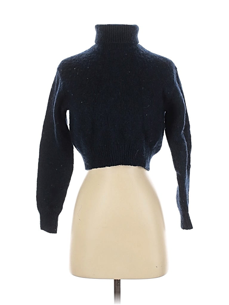 Pre-owned Uniqlo U Turtleneck Sweater In Blue