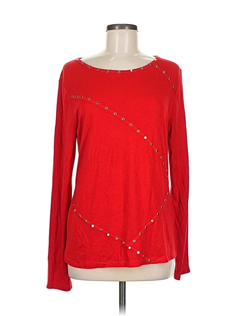 Pre-owned Karl Lagerfeld Pullover Sweater In Red