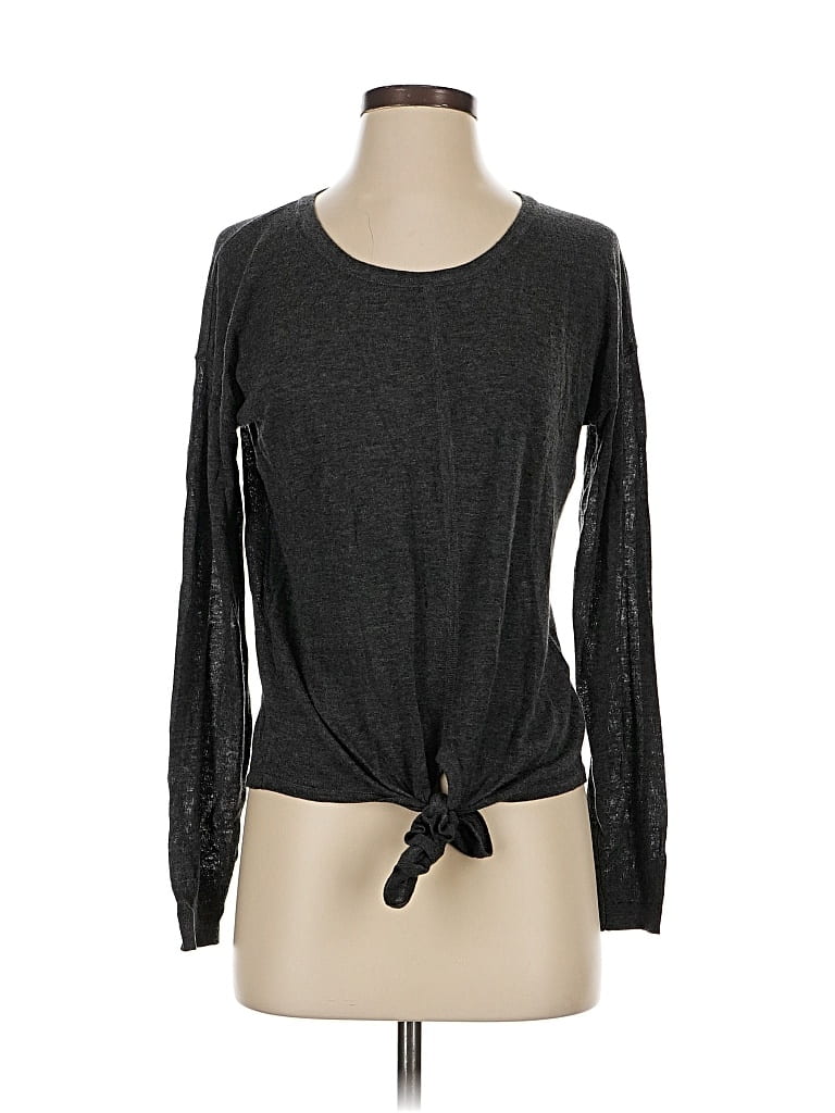 Pre-owned Madewell Long Sleeve T-shirt In Gray