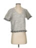 Maven West Silver Short Sleeve Top Size XS - photo 1