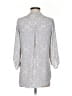 Maurices 100% Polyester Silver Gray 3/4 Sleeve Blouse Size S - photo 2