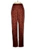 Moda International Paisley Red Casual Pants Size 4 - photo 1