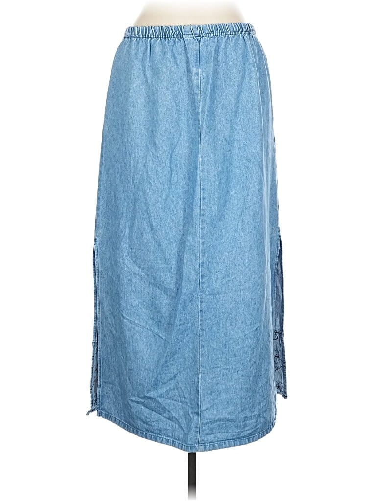 Pre-owned Assorted Brands Denim Skirt In Blue