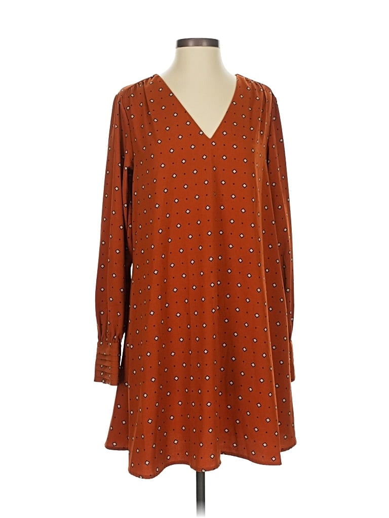 Pre-owned A New Day Casual Dress In Orange