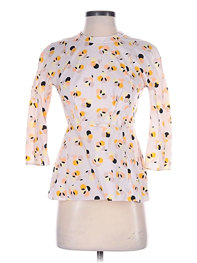 Pre-owned Marni 3/4 Sleeve Blouse In Pink