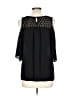 NY Collection 100% Polyester Black 3/4 Sleeve Blouse Size L - photo 2