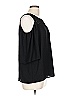 NY Collection 100% Polyester Black 3/4 Sleeve Blouse Size L - photo 4