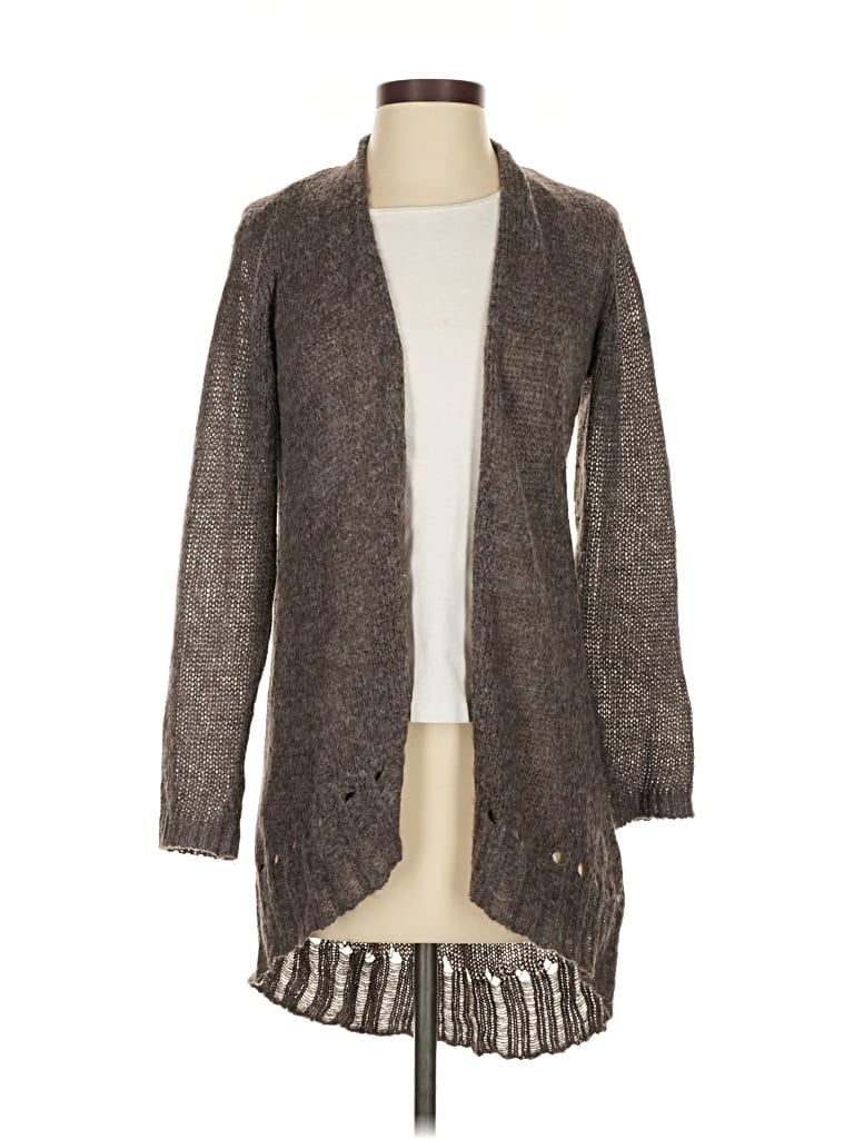 Pre-owned Eileen Fisher Cardigan Sweater In Brown