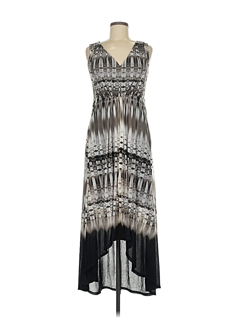 Pre-owned Simply Vera Vera Wang Casual Dress In Gray