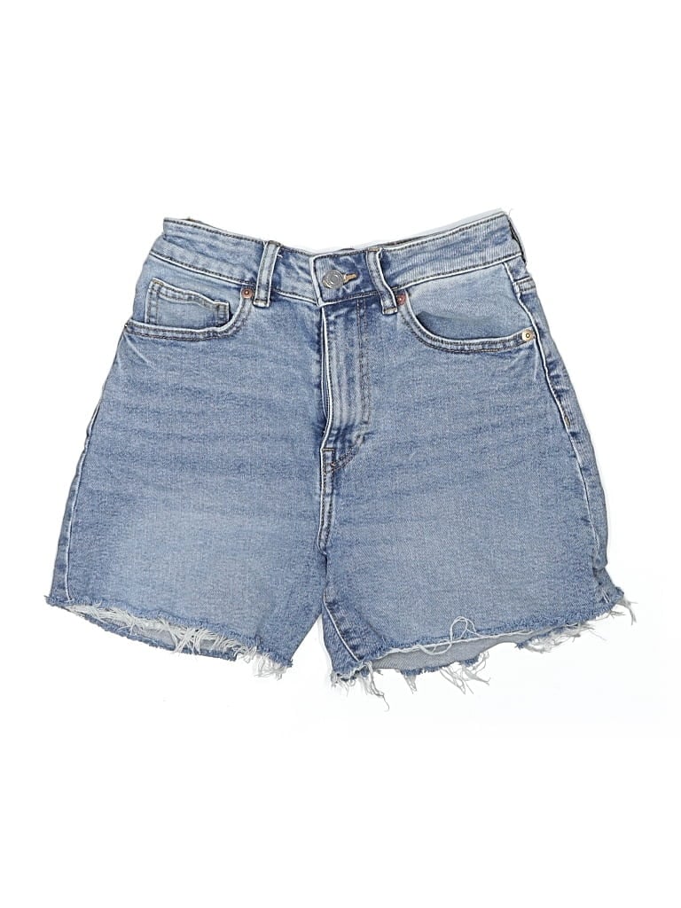 Pre-owned H&m Denim Shorts In Blue