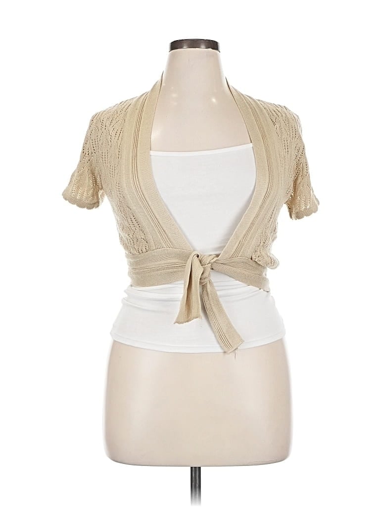 Pre-owned Xhilaration Cardigan Sweater In Brown