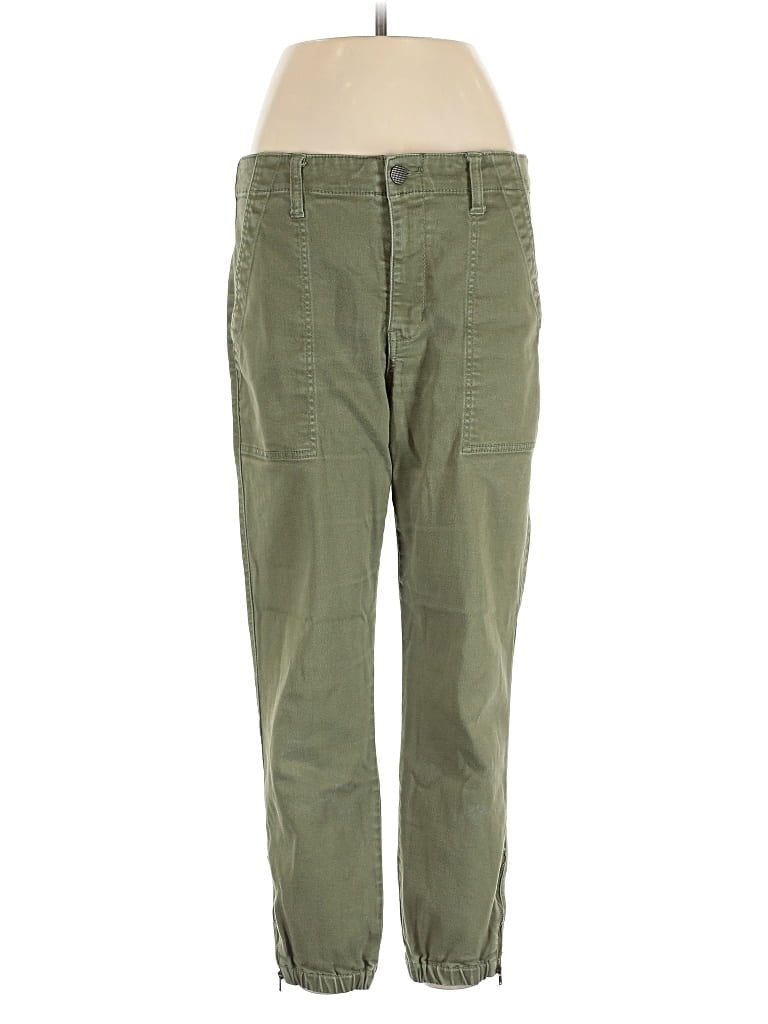 Pre-owned Cabi Cargo Pants In Green