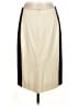 J.Crew 100% Wool Color Block Ivory Wool Skirt Size 8 - photo 2