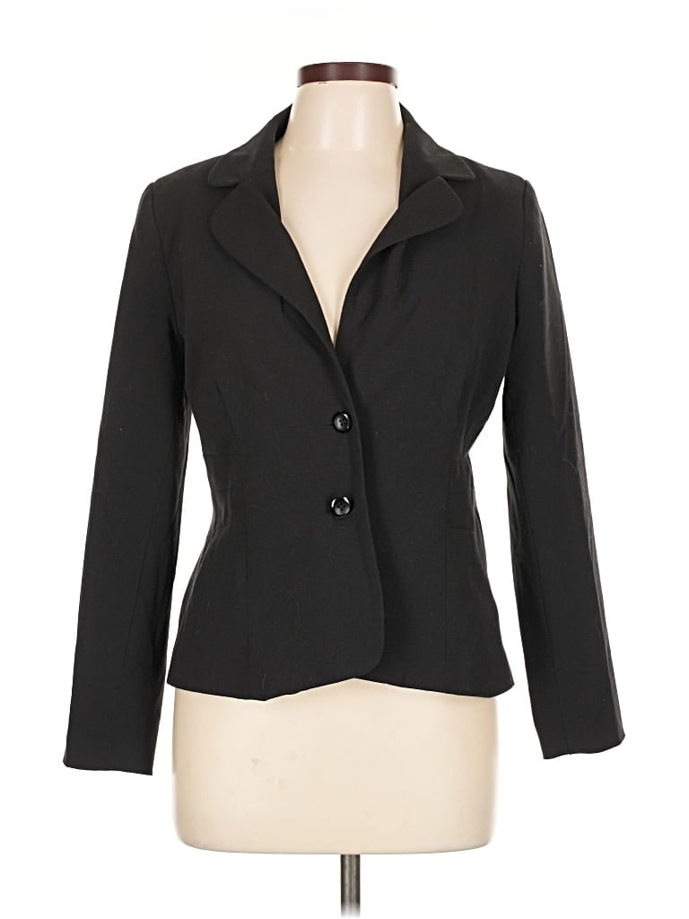 Pre-owned Sag Harbor Blazer Jacket In Black