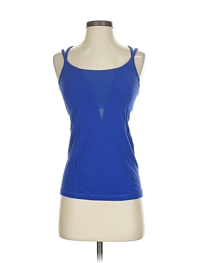 Pre-owned Lululemon Athletica Active Tank Top In Blue