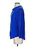 Chico's 100% Polyester Blue 3/4 Sleeve Blouse Size XS (00) - photo 5