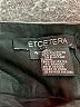 Etcetera Chevron-herringbone Gray Black Formal Skirt Size 4 - photo 4
