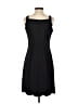 Ecru Solid Black Cocktail Dress Size XS - photo 2
