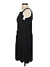 Ecru Solid Black Cocktail Dress Size XS - photo 5