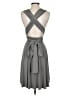 two birds Solid Gray Cocktail Dress Size 0 - 12 - photo 2