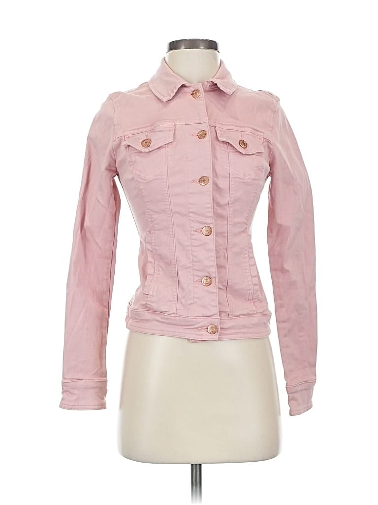 Pre-owned Guess Jacket In Pink