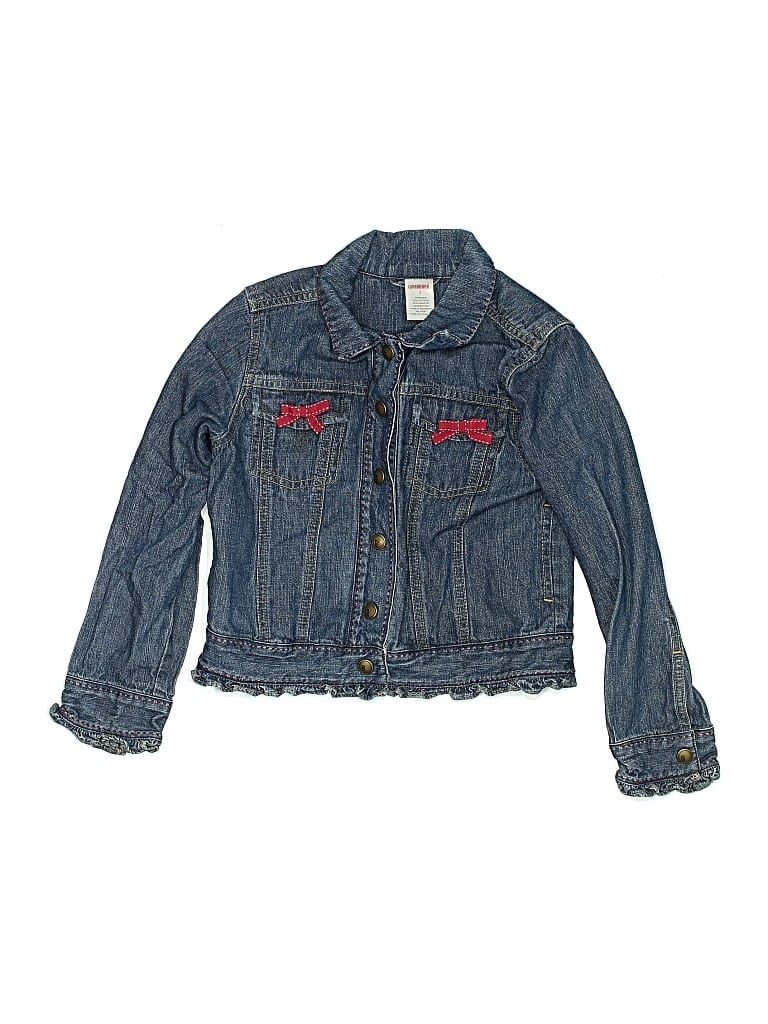 Pre-owned Gymboree Kids' Denim Jacket In Blue