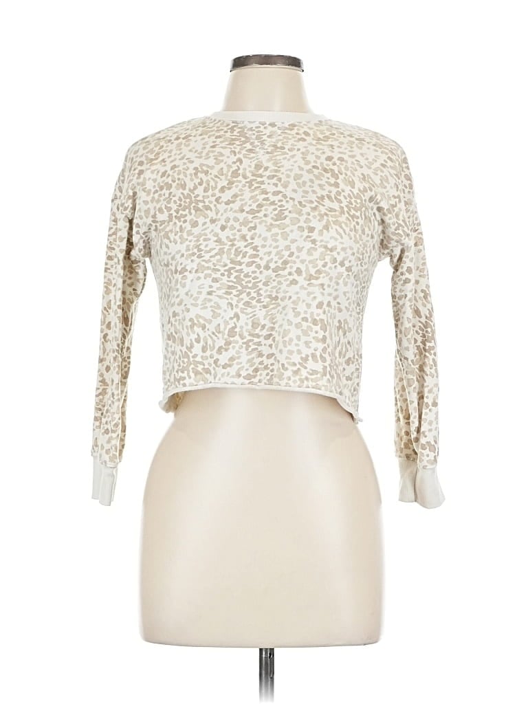 Pre-owned Old Navy 3/4 Sleeve T-shirt In White